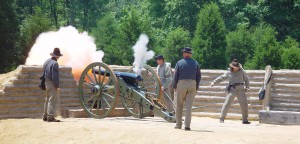 Fortifications Exhibit artillery demo
